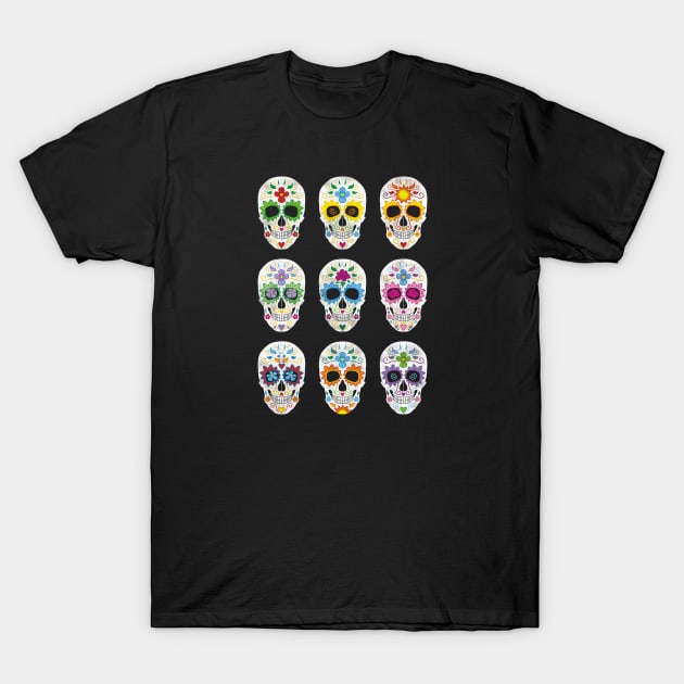 Dia de los muertos T-Shirt by ewdondoxja